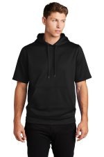 Sport-Tek Sport Wick Fleece Short Sleeve Hooded Pullover ST251