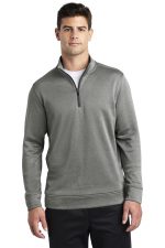 Sport-Tek Posicharge Sport Wick Heather Fleece 1 4 Zip Pullover ST263