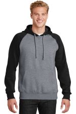 Sport-Tek Raglan Colorblock Pullover Hooded Sweatshirt ST267