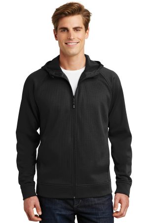 Sport-Tek Rival Tech Fleece Full Zip Hooded Jacket ST295