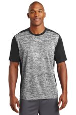 Sport-Tek Posicharge Electric Heather Colorblock Tee ST395