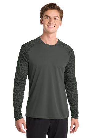 Sport-Tek Long Sleeve Digi Camo Tee ST460ls