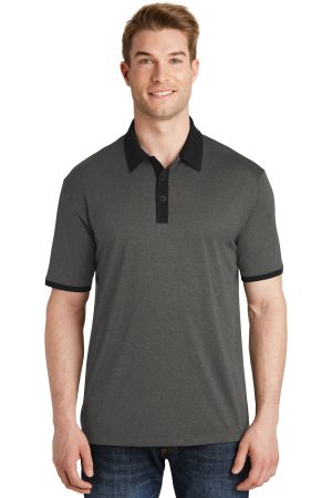 Sport-Tek Heather Contender Contrast Polo ST667