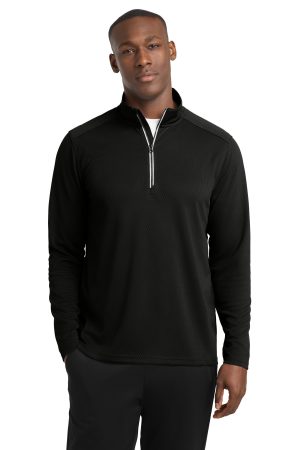 Sport-Tek Sport Wick Textured 1 4 Zip Pullover ST860