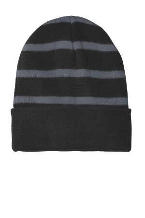 Sport-Tek Striped Beanie With Solid Band STC31