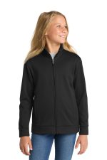 Sport-Tek Youth Sport Wick Fleece Full Zip Jacket YST241