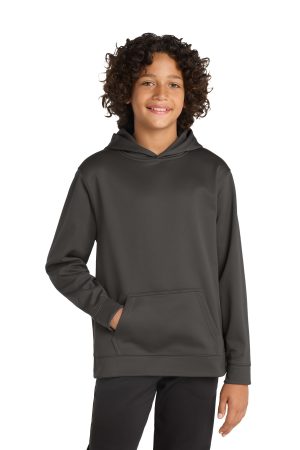Sport-Tek Youth Sport Wick Fleece Hooded Pullover YST244
