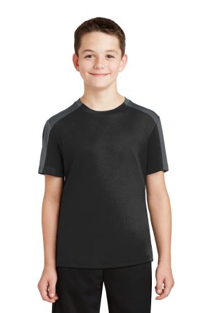 Sport-Tek Youth Posicharge Competitor Sleeve Blocked Tee YST354