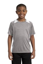 Sport-Tek Youth Heather Colorblock Contender Tee YST361