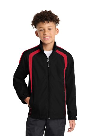Sport-Tek Youth Colorblock Raglan Jacket YST60