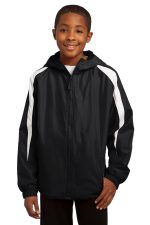 Sport-Tek Youth Fleece Lined Colorblock Jacket YST81