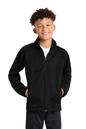 Sport-Tek Youth Tricot Track Jacket YST90