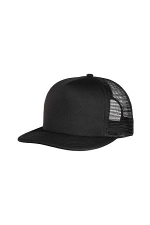 district dt624 flat bill snapback trucker cap