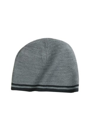 port fine knit skull cap with stripes cp93