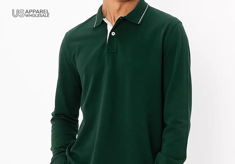 polo collared neckline polo collared neckline
